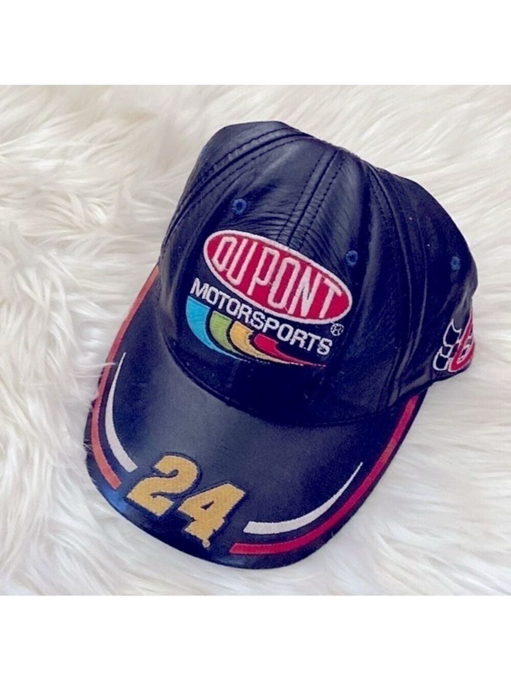 NASCAR vintage 90’s leather hat